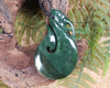 Manaia carved from Kawakawa Pounamu - NZ Greenstone
