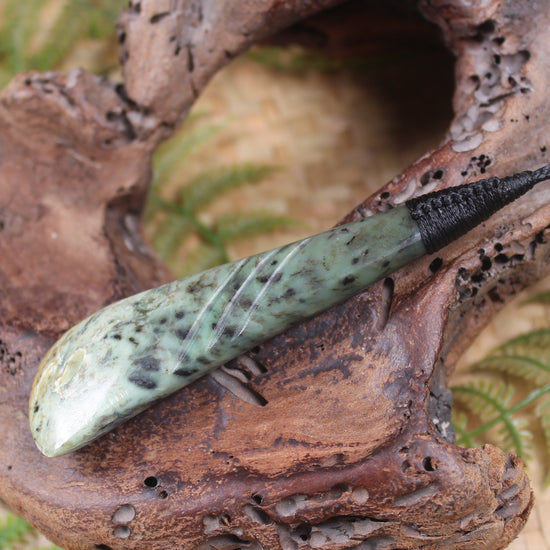 Rimu Pounamu Roimata Pendant - NZ Greenstone