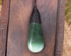 Kawakawa Pounamu Roimata Pendant - NZ Greenstone