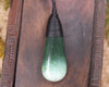 Kawakawa Pounamu Roimata Pendant - NZ Greenstone