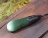 Kawakawa Pounamu Roimata Pendant - NZ Greenstone