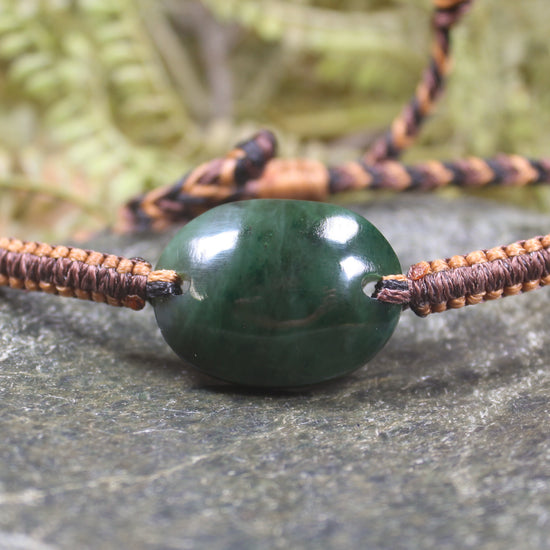 Kawakawa Pounamu cord bracelet