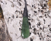 Roimata Teardrop carved from Hapopo Pounamu - NZ Greenstone
