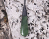 Roimata Teardrop carved from Hapopo Pounamu - NZ Greenstone
