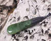 Roimata Teardrop carved from Hapopo Pounamu - NZ Greenstone