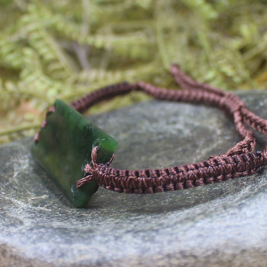 Kawakawa Pounamu cord bracelet