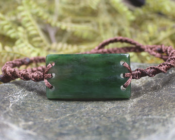 Kawakawa Pounamu cord bracelet