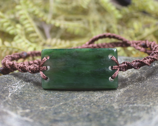 Kawakawa Pounamu cord bracelet
