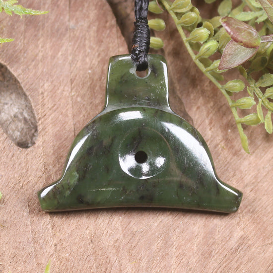Rimu Pounamu Dog Whistle Pendant - NZ Greenstone