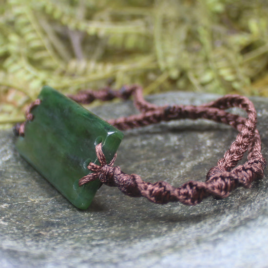 Kawakawa Pounamu cord bracelet