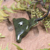Rimu Pounamu Dog Whistle Pendant - NZ Greenstone
