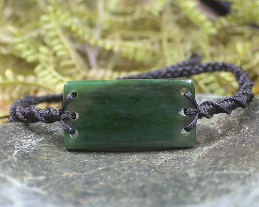 Kawakawa Pounamu cord bracelet