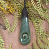Roimata or Teardrop carved from Inanga Pounamu - NZ Greenstone