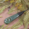 Roimata or Teardrop carved from Inanga Pounamu - NZ Greenstone