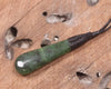 Roimata Teardrop carved from Hapopo Pounamu - NZ Greenstone