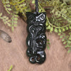 Manaia pendant carved from Kawakawa Pounamu - NZ Greenstone