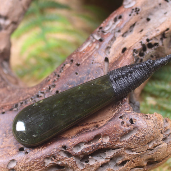 Rimu Pounamu Roimata Pendant - NZ Greenstone