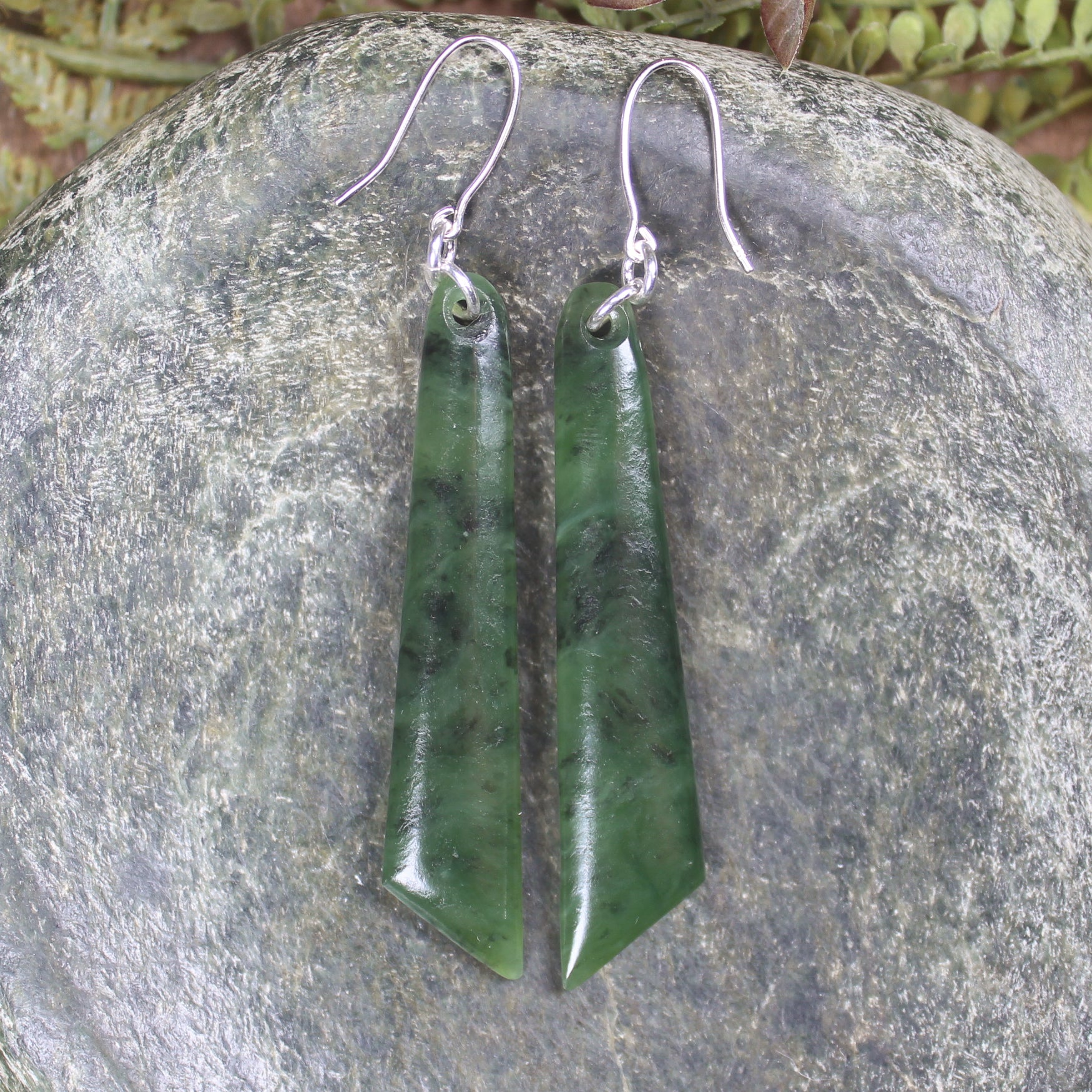 Hapopo Pounamu Earrings