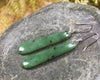 NZ Greenstone Small Roimata Earrings (BN112) Hapopo Pounamu