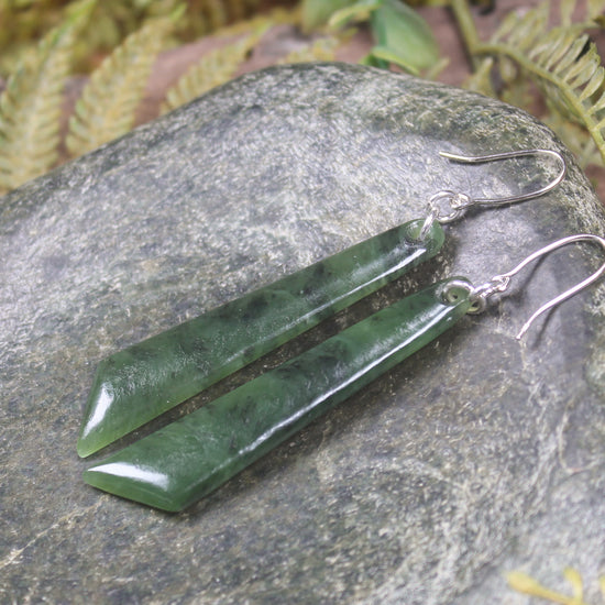 Hapopo Pounamu Earrings