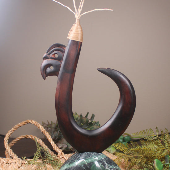 NZ Wood Matau Sculpture