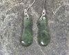 NZ Greenstone Mere Earrings (BN113) Hapopo Pounamu
