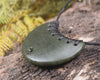 Breastplate carved from Rimu Pounamu - NZ Greenstone