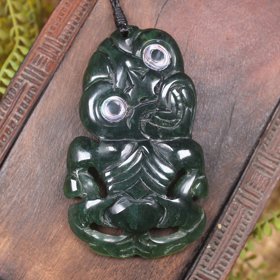 Tangiwai Pounamu Hei Tiki - NZ Greenstone