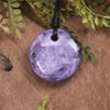 Porowhita carved from Russian Charoite