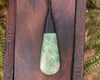 Roimata Teardrop carved from Hapopo Pounamu - NZ Greenstone