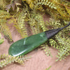Roimata or Teardop carved from Hapopo Pounamu - NZ Greenstone