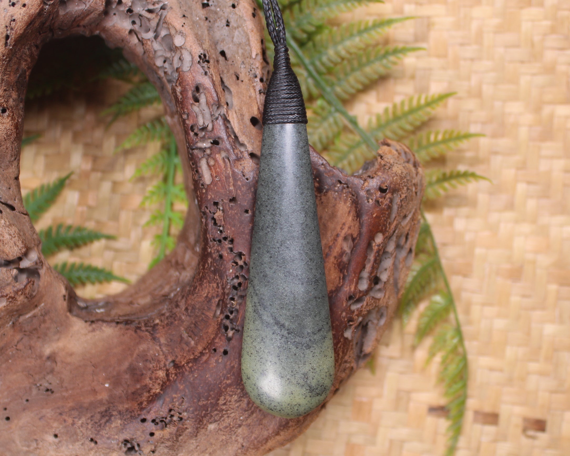 Roimata or Teardrop carved from NZ Serpentine