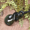 Twist carved from Rimu Pounamu - NZ Greenstone
