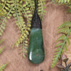 Roimata or Teardop carved from Hapopo Pounamu - NZ Greenstone