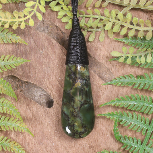 Rimu Pounamu Roimata Pendant - NZ Greenstone