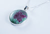 Ruby Zoisite Sterling Silver Pendant (S129)