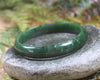 Bangle carved from Kawakawa Pounamu - NZ Greenstone