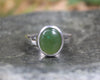 Sterling Silver Hapopo Pounamu Ring - NZ Greenstone
