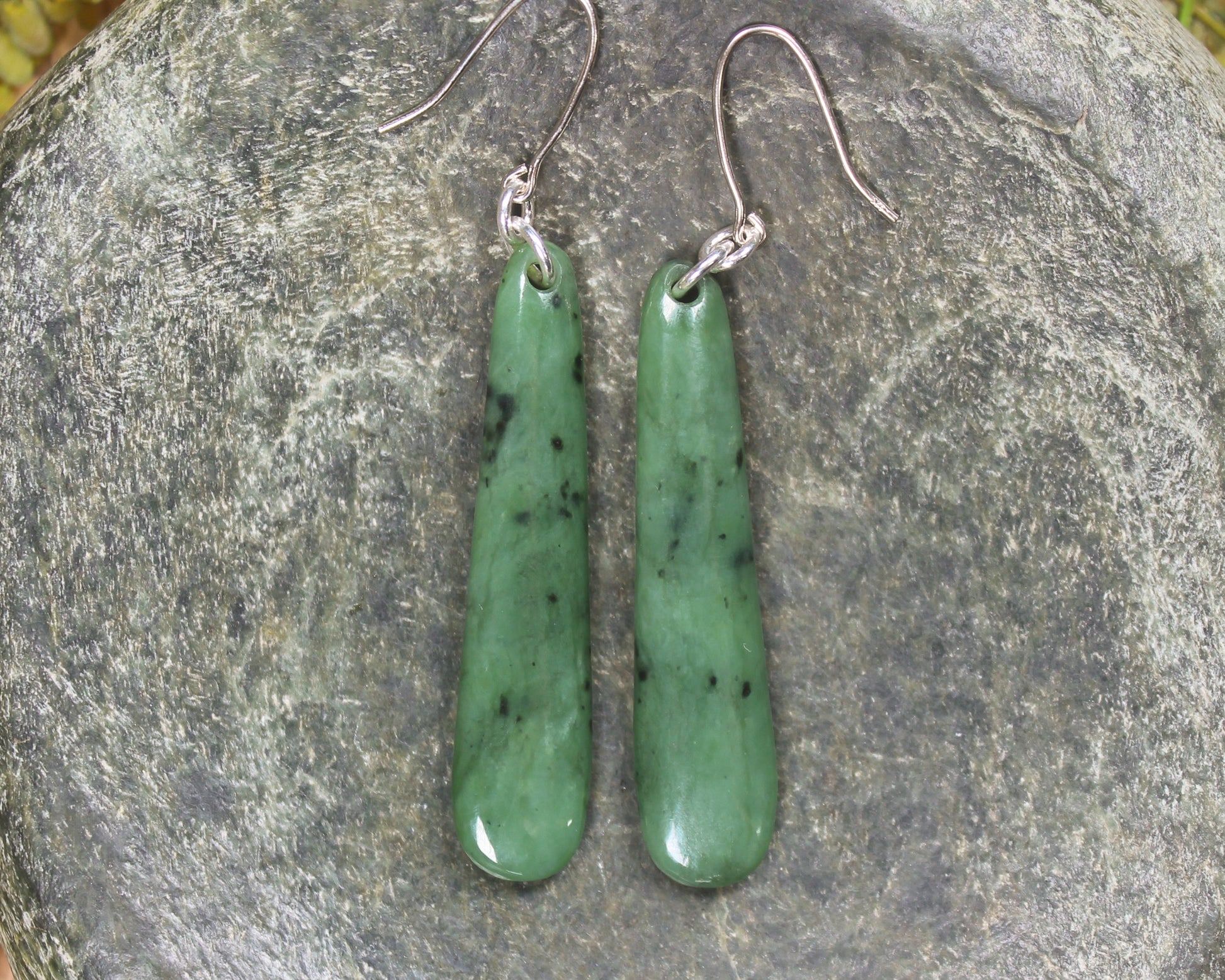 Hapopo Pounamu Earrings