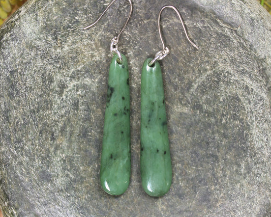 Hapopo Pounamu Earrings