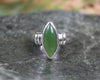Sterling Silver Hapopo Pounamu Ring - NZ Greenstone