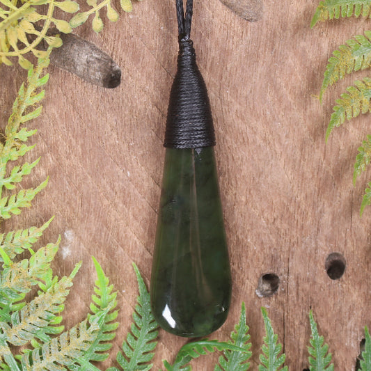 Rimu Pounamu Roimata Pendant - NZ Greenstone