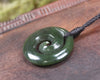 Koru pendant carved from Kawakawa Pounamu - NZ Greenstone