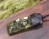 Toki or Adze with Koru Pendant carved from Rimu Pounamu - NZ Greenstone