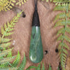 Roimata or Teardop carved from Hapopo Pounamu - NZ Greenstone