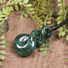 Twist carved from Kawakawa Pounamu - NZ Greenstone
