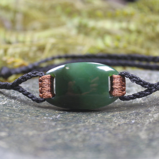 Kawakawa Pounamu cord bracelet
