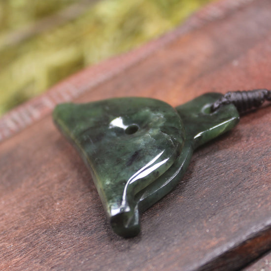 Rimu pounamu dog whistle