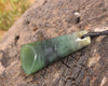 Toki or Adze Pendant carved from Tangiwai Pounamu - NZ Greenstone