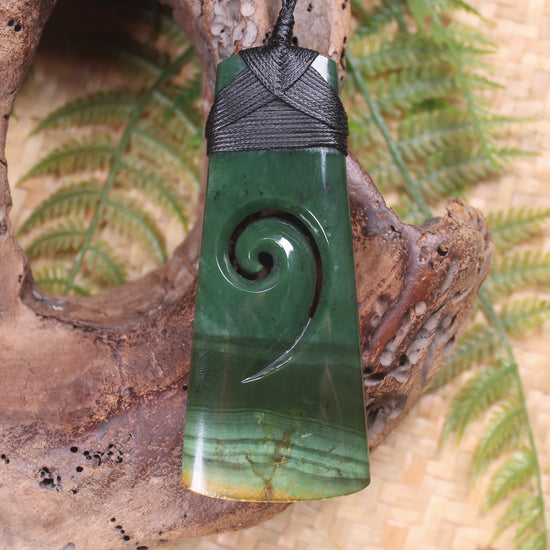 Toki with Koru pendant